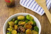 Sticky Orange Honey & Soy Glazed Brussels Sprouts