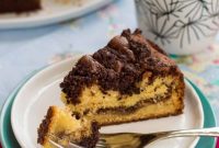 Chocolate Pecan Streusel Coffee Cake