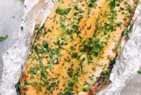 Effortless Foil-Baked Salmon with Zesty Chimichurri