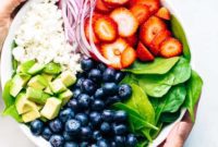 Vibrant Avocado Strawberry Spinach Salad