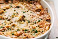 Mediterranean Sun-Dried Tomato and Basil Breakfast Strata