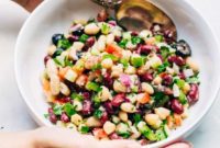 Vibrant Greek Three Bean Salad