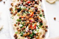 Mediterranean Seven Layer Chickpea Shawarma Dip