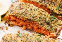 Crispy Garlic Lemon Pepper Salmon