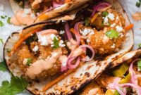Golden-Crisp Baja Shrimp Tacos with Smoky Chipotle Aioli