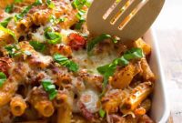 Fiery Caprese Pasta Bake