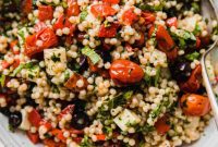 Mediterranean Roasted Garlic Couscous Medley