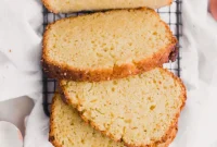 One Bowl Zesty Lemon Olive Oil Pound Cake
