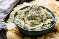 Effortless Slow Cooker Spinach Artichoke Dip