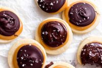 Copycat Twix Shortbread Cookies
