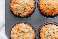 Freshly Baked Lemon Zucchini Muffins