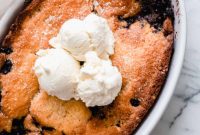 Effortless Texas Blueberry Cobbler