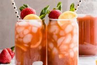 Strawberry Basil Bliss Lemonade