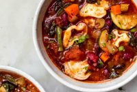 Rustic Fire-Kissed Tortellini Minestrone