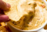 Zesty Texas Green Chili Queso