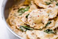 Creamy Tuscan Ravioli For An Unforgettable Date Night