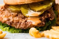 Signature Pickle Crunch Chicken Sandwich