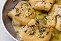 The Ultimate Pan-Fried Fish with Fresh Basil and Zesty Lemon Butter