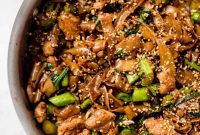 Wok-Kissed Garlic Pad See Ew