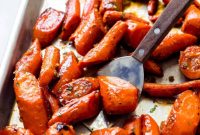 Golden Glazed Garlic Butter Carrots