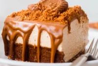 Whipped Biscoff Latte Cheesecake