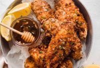 Crispy Pretzel Hot Honey Chicken Tenders