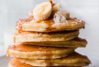 Tropical Coconut Banana Pancakes