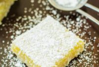 Golden Zest Lemon Squares