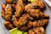 Shatteringly Crispy Garlic Parmesan Wings