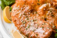 Golden Parmesan Chicken in Zesty Lemon Butter