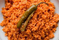 Authentic Mexican Restaurant Rice