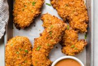 Golden Crispy Air Fryer Chicken Tenders