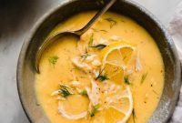 Avgolemono Greek Lemon Soup
