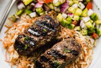 Spiced Beef Kafta Kebabs