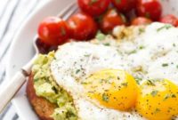 Zesty Guacamole Avocado Toasts with Fried Eggs