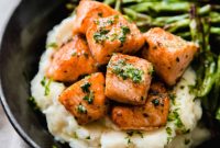 10 Minute Air Fryer Salmon Bites