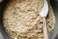 Creamy Garlic Parmesan Orzo Risotto