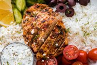 Spicy Chicken Tzatziki Glow Bowls