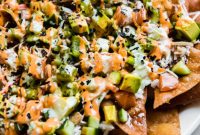 Spicy California Sushi Wonton Nachos