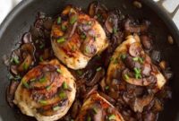 Balsamic Thyme Chicken with Earthy Mushrooms