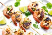 Sizzling Cilantro Lime Shrimp Skewers