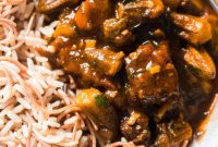 Spiced Middle Eastern Beef and Okra Stew