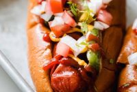 Charred Serrano Mexican Hot Dogs