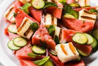 Sweet Heat Halloumi Watermelon Salad
