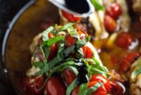 Balsamic Glazed Caprese Chicken