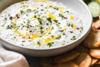 Zesty Roasted Jalapeno Garlic Labneh Dip