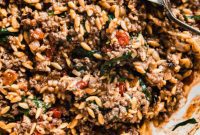 Cozy Ground Beef Orzo Dinner