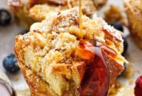 Toasted Coconut Almond Streusel French Toast Cups