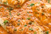 Creamy Tomato Basil Skillet Chicken