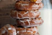 Homestyle Glazed Pumpkin Doughnuts